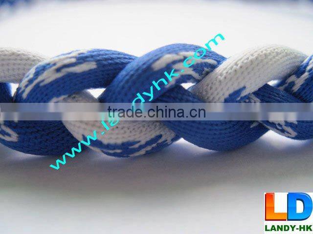 Triple braided titanium sports necklace,quad titanium sports necklace,titanium necklace making