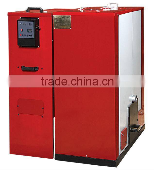 Biomass sawdust pellet boiler