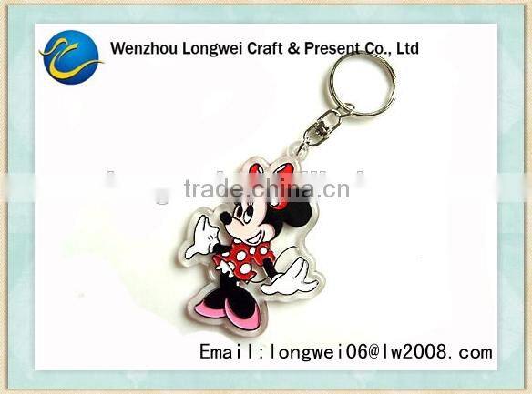 Boomerang shaped keychain custom/hard hat keychain/london keychain