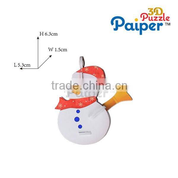 Christmas craft 3d paper puzzle ornament innovative toys for children