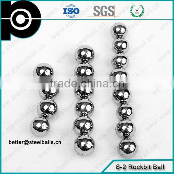 1.125" 28.575 mm 1.125 inch AISI S-2 tool rockbit steel ball