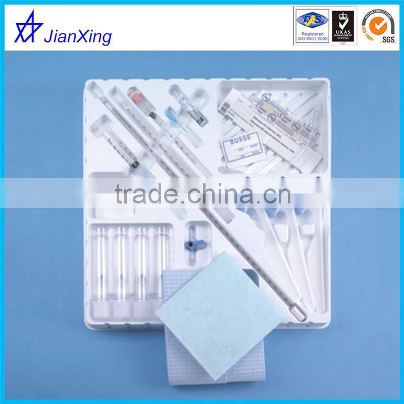 Plastic medical instrument tray
