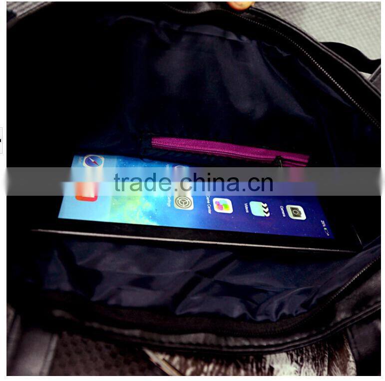 2015 the most popular Korean fashion simple women shoulder bag shopping bag KINDLY letters bag