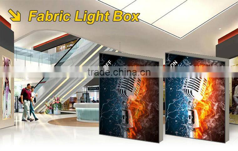 M medium LED optical lens fabric light box
