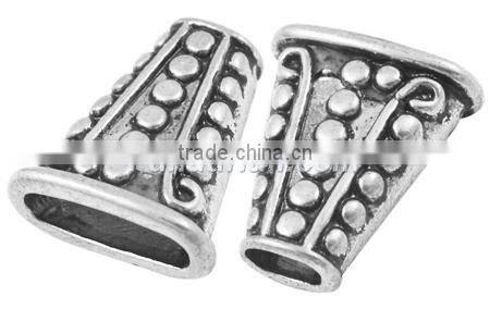 Alloy Beads, Antique Silver Color, about 18mm long, 16.5mm wide, 7mm thick, hole:3.5-12mm. (EA9811Y)