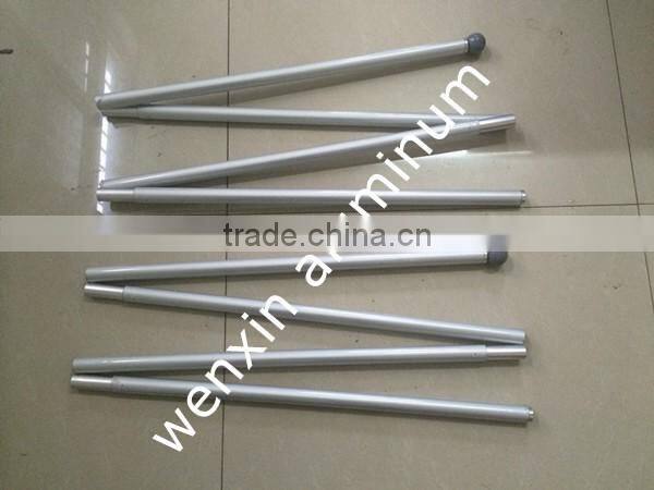 22mm aluminum tent pole top with black ball