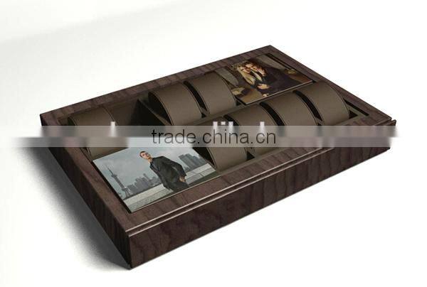 Elegant Theme Watch Tray Men's Watch Organizer Cover With Good Quality PU Leather