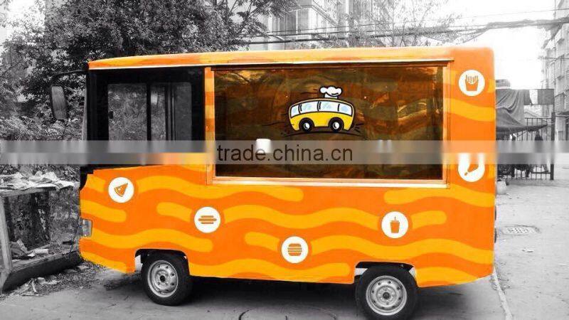 Commercial food truck/fast food truck for sale/food truck fast food van