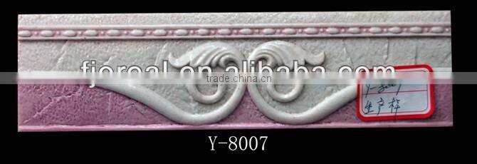 Cheap resin newest design border tile
