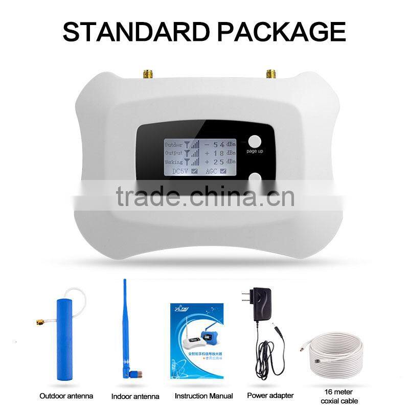 2016 new single band mobile signal booster/repeater 2g 3g 4g with LCD