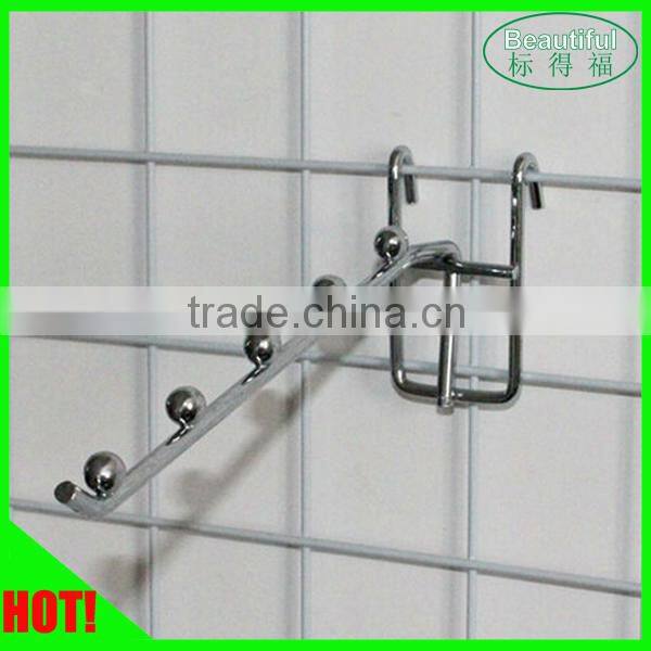 Grid Wall Hanging Display Hook Mesh Wire Hook with Balls