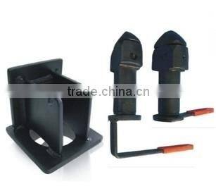 container twist lock for container carrier semi trailer