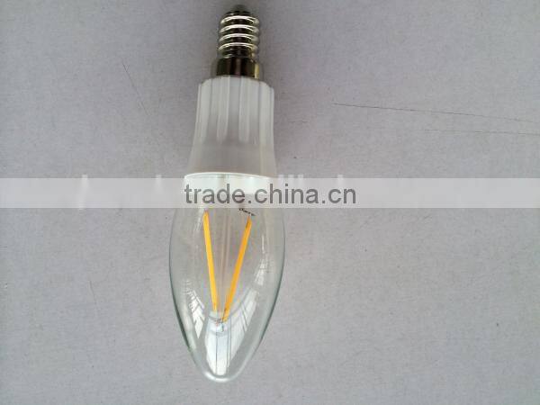 2014 new 360degree COB 2w Filament bulb E14 base