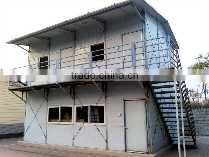 Economical sandwich panel steel prefab timber house
