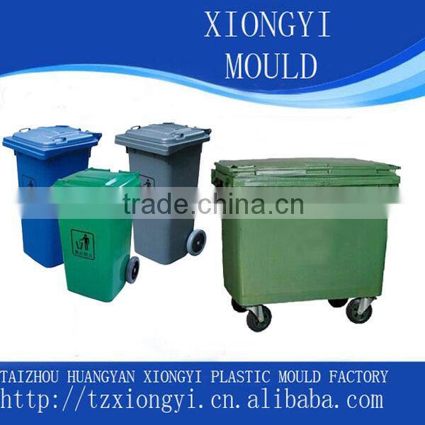 custom EU standard square plastic trash bin mold manufacturer
