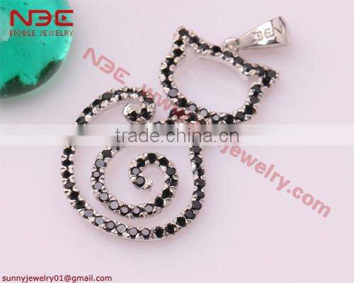 925 sterling silver designer jewelry flower pendant