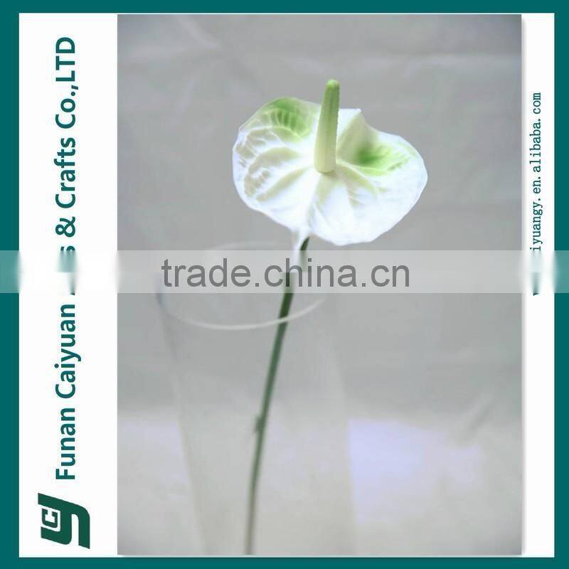 Anthurium real touch handmade decorative artificial flower