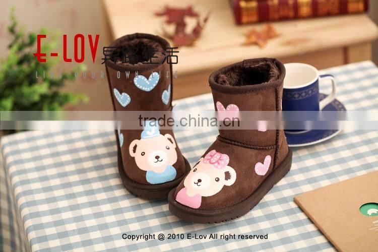 NO.U034C Hot sales high quality and cheap china winter boots kids