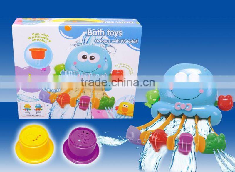 2016 babies toy bath toy squirt duck organizer with CE/ROHS certificates