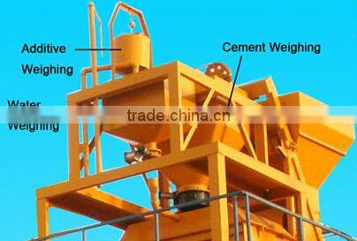 China high quality Automatic HZS90 concrete batching plant