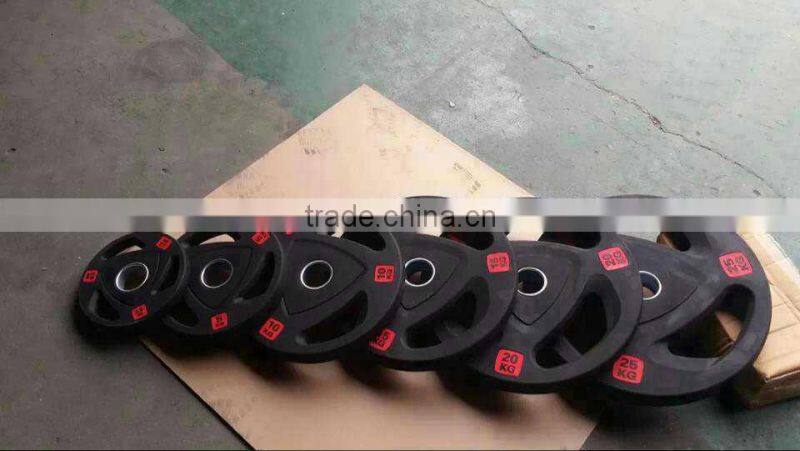 25kg black barbell weight plate/fitness equipment