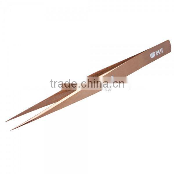 BST-16C Highly Precise Stainless Steel Tweezers for Computer Mobile Repair Tools
