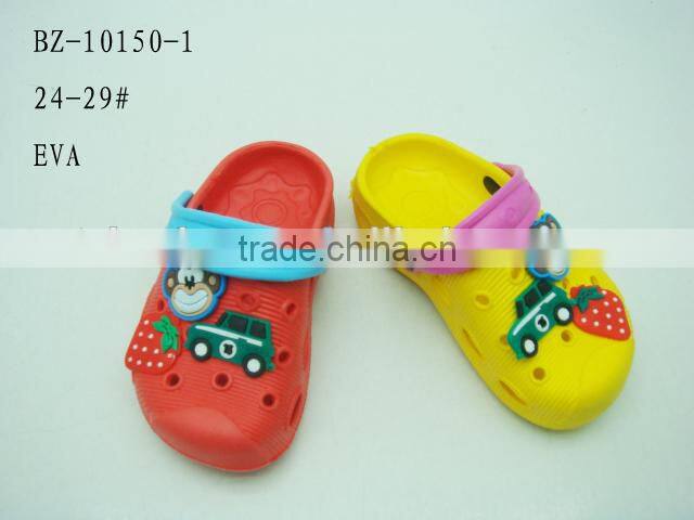 2015 (BZ-10150-1) comfortable Kids EVA Garden Shoes Clogs