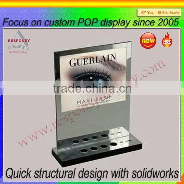 lady make up counter display at department store