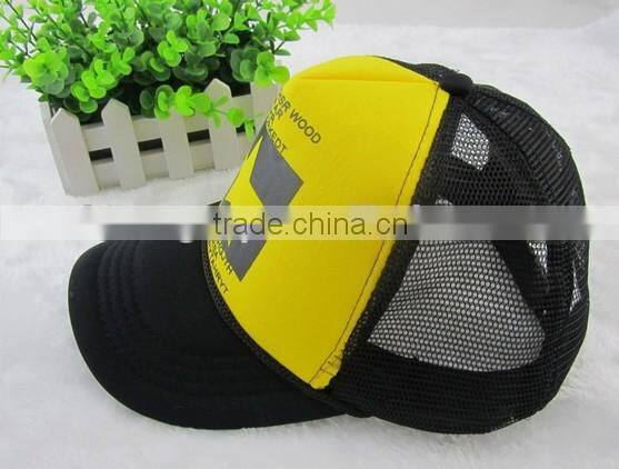 Baseball Caps 5 panels cap with plastic closure