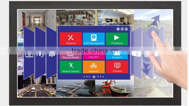 2016 New Item WIN8 Interface 16CH 21.5' All in one Touch Screen 1080P 3in 1 DVR