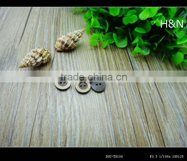 4-hole natural coconut shell button for garment