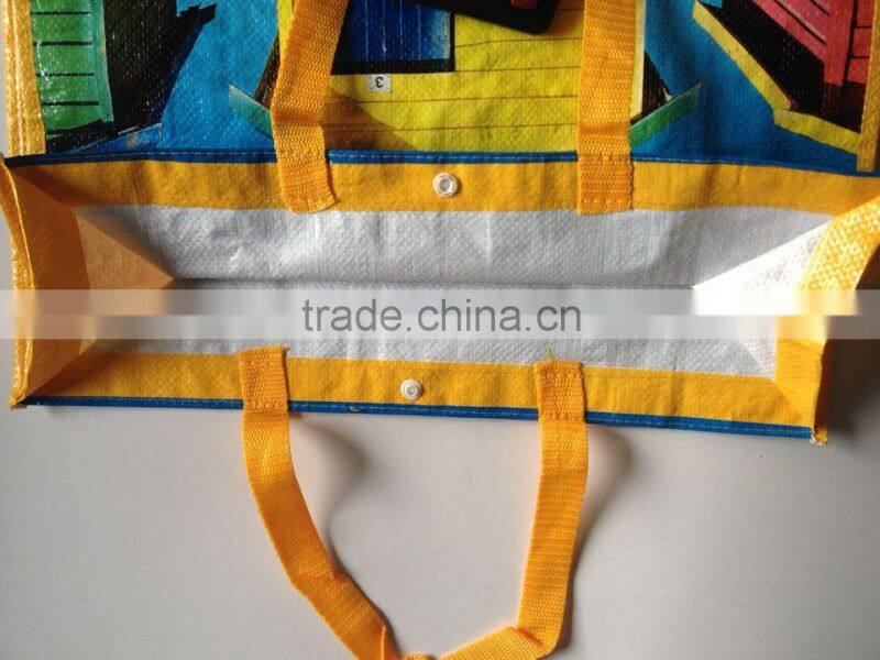 Recycled Colorful Transparent Pp Woven Bag Low Price Laminated Bag,