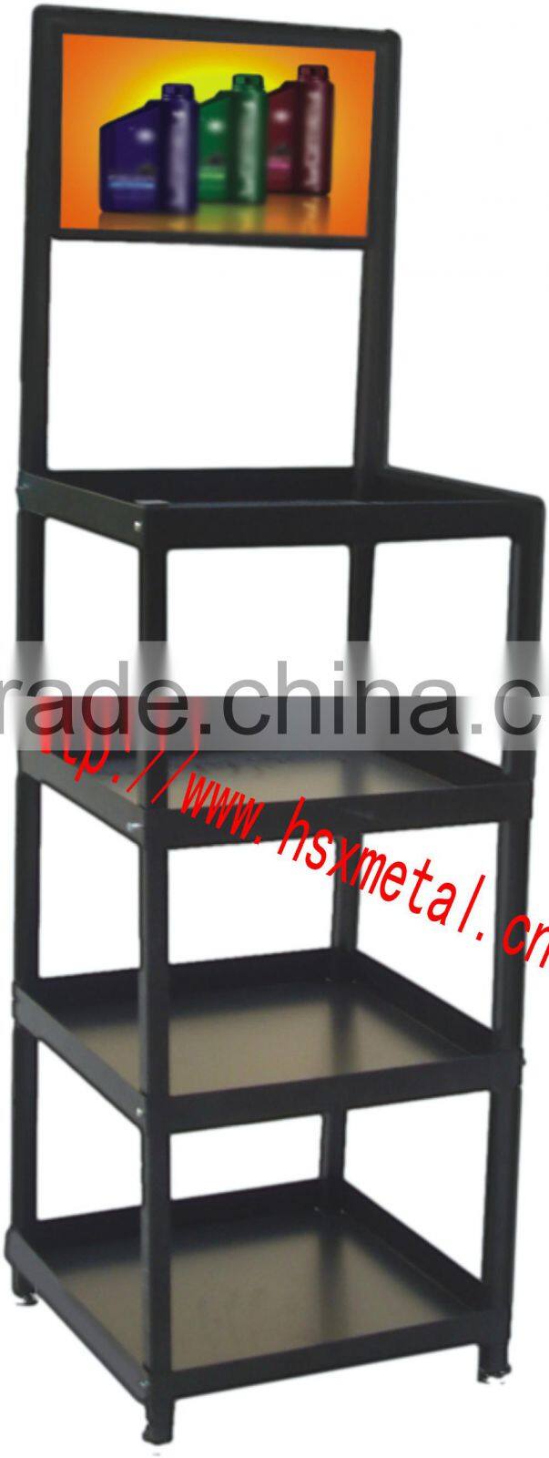 supermarket energy drink display rack HSX-S1210