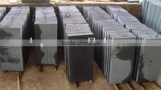 Black basalt pavers on sale