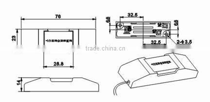 High quality Auto reset ABS plastic Emergency Button