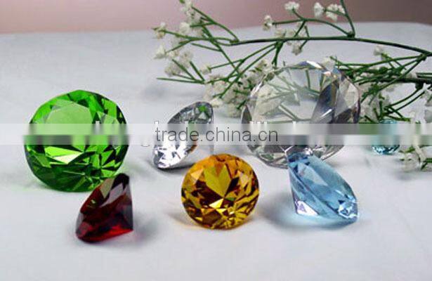 Triangle shape crystal diamond