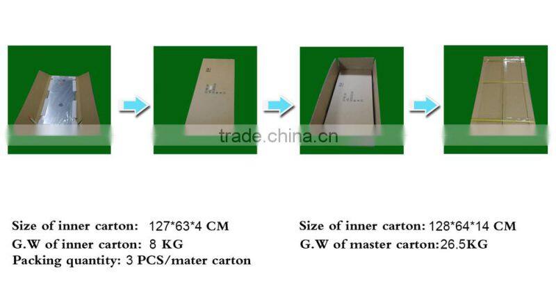Pure White 1195x595MM 72W Dimmable LED Panel Light 1200x600MM for hallway, hospital, office