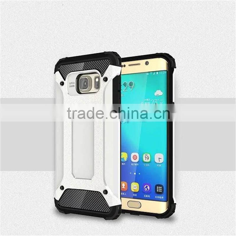 2016 Latest free sample For Samsung Galaxy S6 Edge Plus Armor Impact PC TPU phone Case ,mobile Phone Case