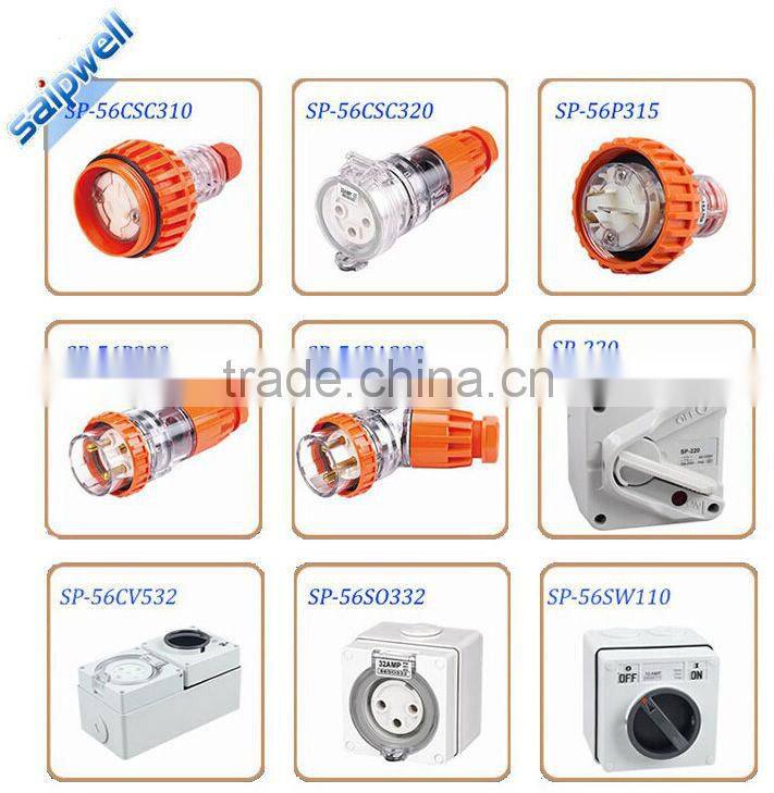 AC Power Plug Socket Electrical Plug Connectors ( SP-1006)