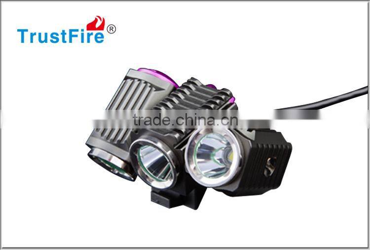 High Quality Bicycle Light TrustFire D012 bicycle light,3*leds rechargeable led torch
