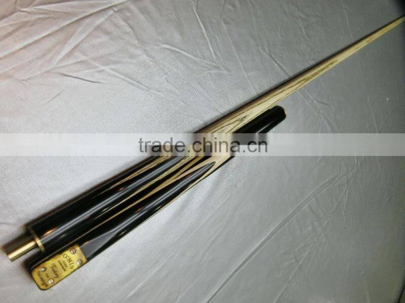 Original 0min 3/4-pc snooker cue handmade ebony snooker cue stick