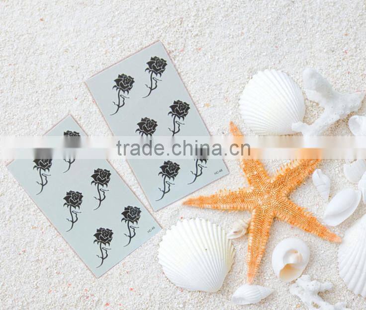 WMT-107 Temporary Golden Flash Foil Tattoo Sticker