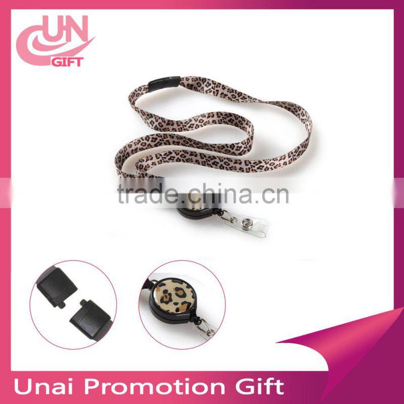 custom whistle lanyard for id card holder/fancy badge holder lanyard