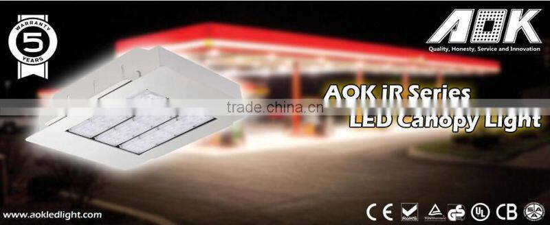 5 Years Warranty 160 Watt LED Price Sign Petrol Gas Station Recessed Light with TM21 Report 62000 Hours Lifespan
