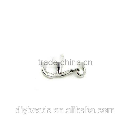 high quality 925 sterling silver Lobster Claw necklace buckle for DIY roll chian decpration, and antioxidation and antiallergic
