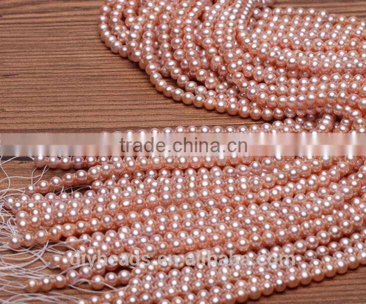 5-5.5mm Natural Freshwater Pearls patato shape surface with little flaw