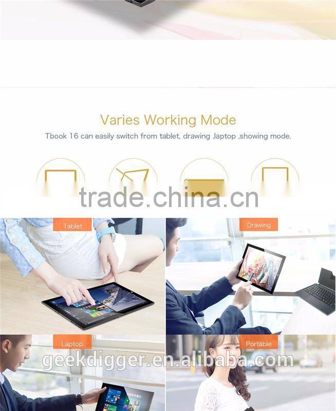 Teclast TBOOK 16 2 in 1 Ultrabook Tablet PC-BLACK/11.6 inch Win 10 + Android 5.1 Intel Cherry Trail Z8300 64bit
