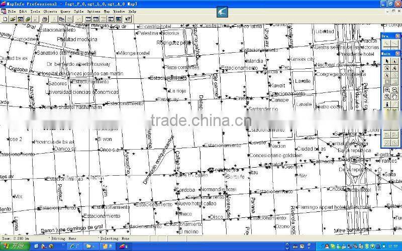 Argentina digital mapinfo map