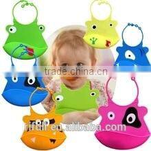 cheap waterproof silicone baby bib