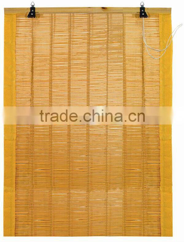 Bamboo and wooden material roller window blind